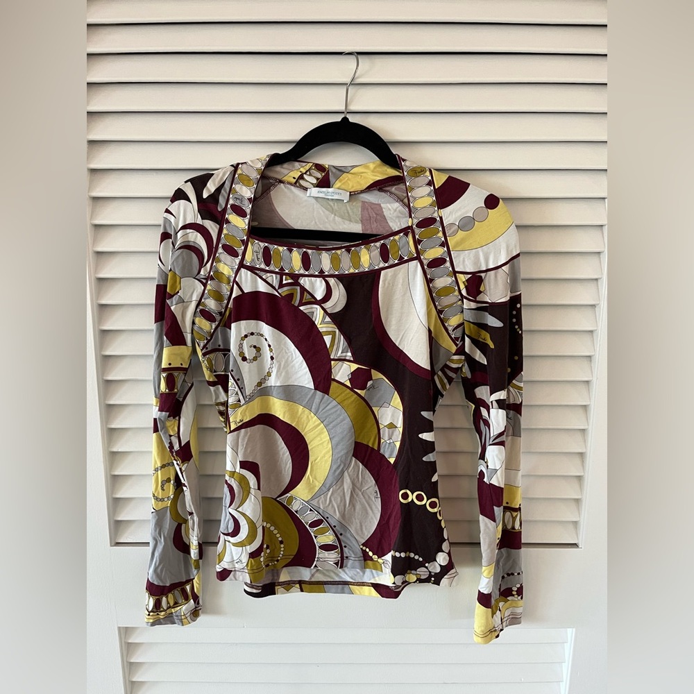 Emilio Pucci 2000’s vintage top size Large